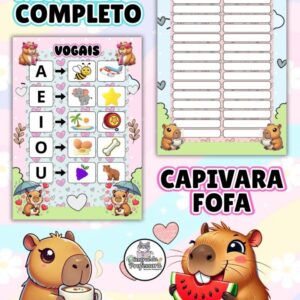 KIT SALA CAPIVARA COMPLETO