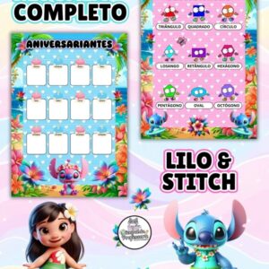 KIT SALA LILO & STITCH COMPLETO
