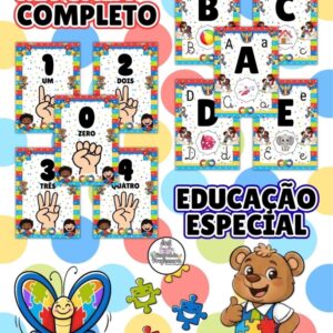 KIT SALA EDUCAÇÃO ESPECIAL COMPLETO