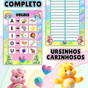 KIT SALA URSINHOS CARINHOSOS COMPLETO