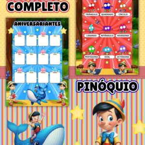 KIT SALA PINÓQUIO COMPLETO