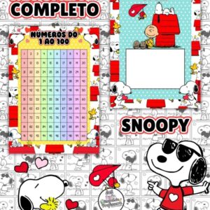 KIT SALA SNOOPY COMPLETO