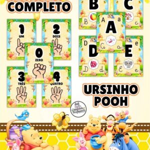 KIT SALA URSINHO POOH
