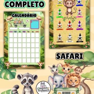 KIT SALA SAFARI COMPLETO