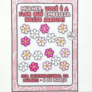 Cartaz Colaborativo Dia Internacional da Mulher