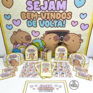 Kit Volta às Aulas – Capivara Fofa