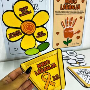 🌼 Atividades Interativas – Maio Laranja