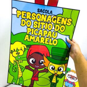 Sacola Personagens do Sítio do Picapau Amarelo