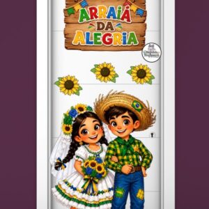 Painel Porta Ou parede Festa Junina