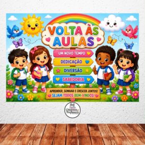 PAINEL BEM-VINDOS VOLTA ÀS AULAS 2