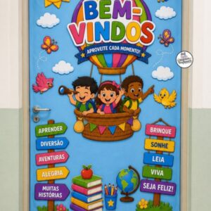 PAINEL DE PORTA – BEM-VINDOS