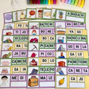 Escreva as sílabas