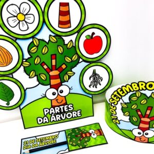 Luva e lembrancinha Dia da Árvore
