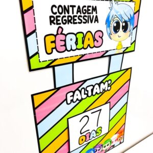 PAINEL INTERATIVO – CONTAGEM REGRESSIVA PARA AS FÉRIAS