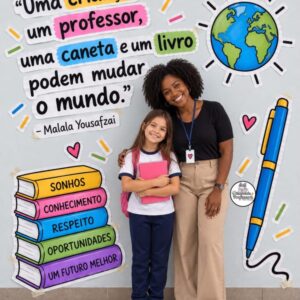 PAINEL DIA DOS PROFESSORES — EDUCAR É TRANSFORMAR O MUNDO!